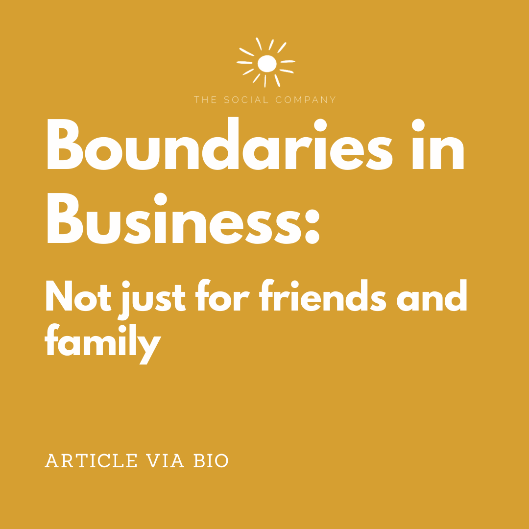 Boundaries in Business, The social company is the best PR and digital marketing company in Bahrain and also providing social media marketing and photography, videography